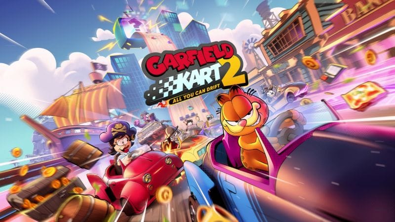 Garfield Kart 2 – All You Can Drift - Dévoile son gameplay en vidéo avant sa sortie en septembre 2025
