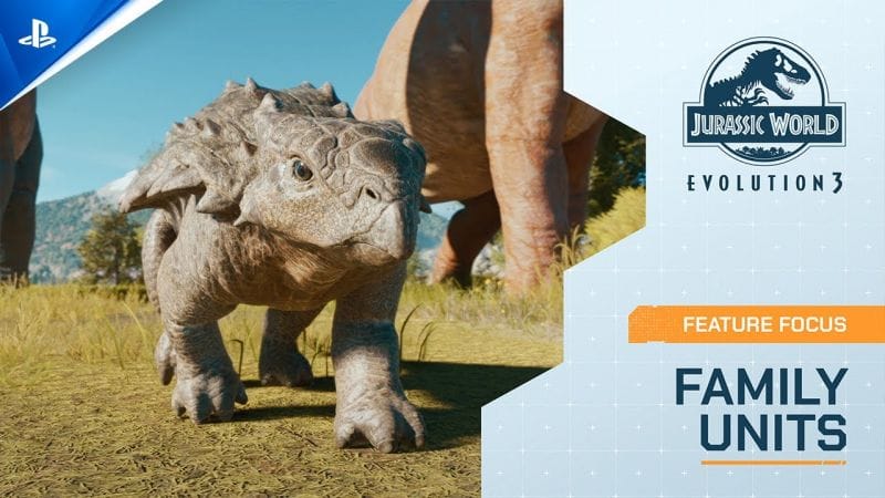 Jurassic World Evolution 3 - Family Units Feature Focus | PS5 Games