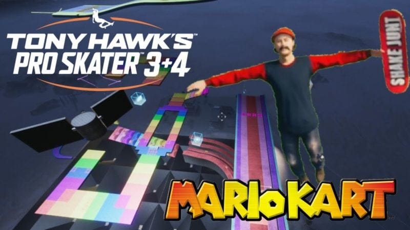 Rainbow Road in Tony Hawk's Pro Skater 3+4