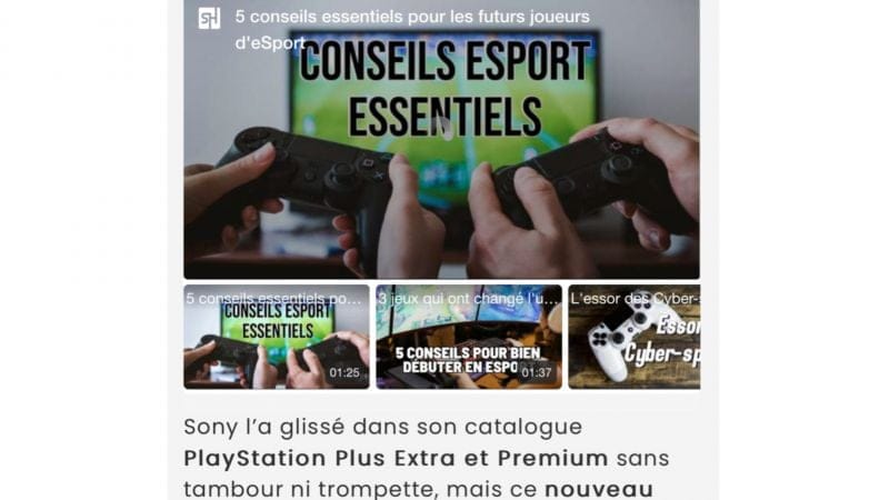 Pour Extra et Premium seulement