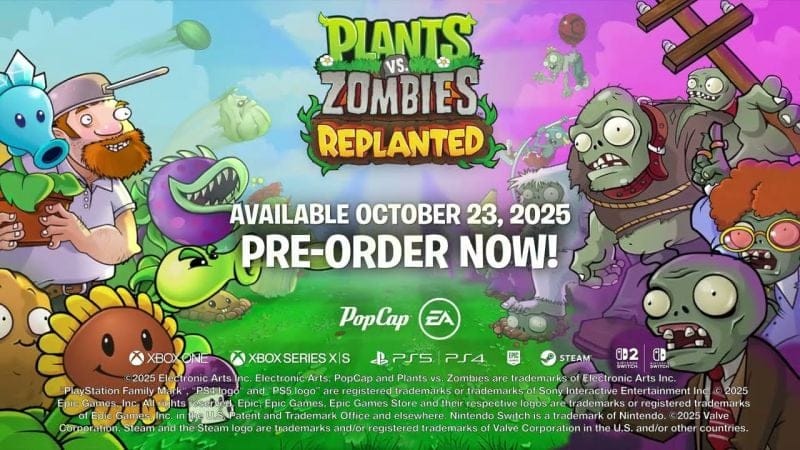 Plants vs. Zombies: Replanted™ Official Launch Trailer