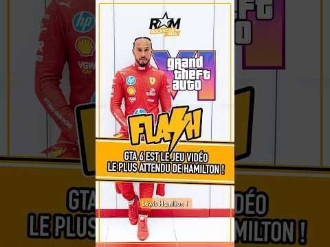 #GTA6 est le #jeuvideo le plus attendu de #LewisHamilton ! #Hamilton #Ferrari #GTA #GTAVI