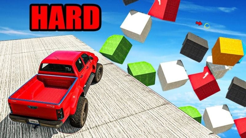 JE TEST LE PARKOUR LE PLUS DUR DE GTA 5 ONLINE (c'est trop dur)