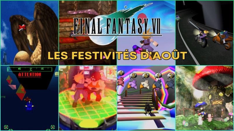 FINAL FANTASY VII : LES FESTIVITÉS D'AOÛT... Et une surprise à remporter dans l'une des épreuves !