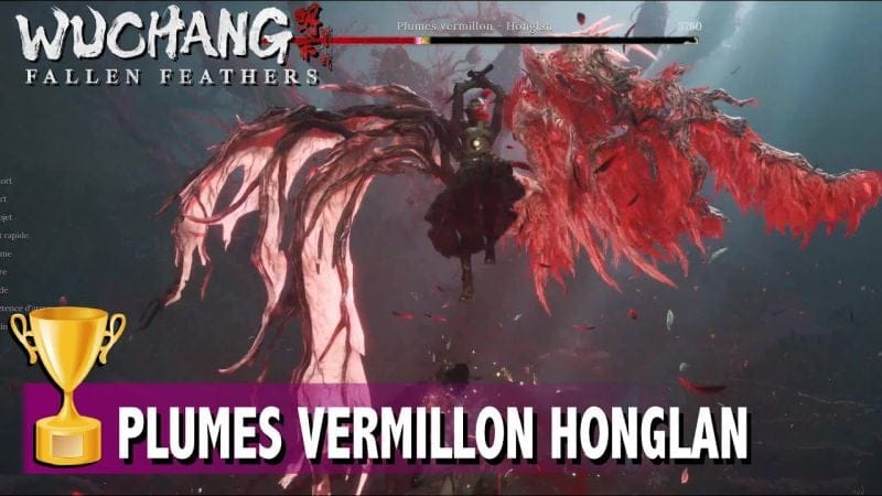 PLUMES VERMILLON HONGLAN BOSS FIGHT TROPHÉE  - WUCHANG FALLEN FEATHERS