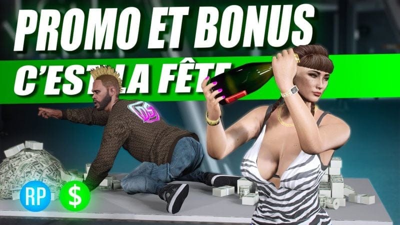 C'EST LA FÊTE !!!! PROMO ET BONUS DE FOUUUUUUUUU MALADE - GTA ONLINE