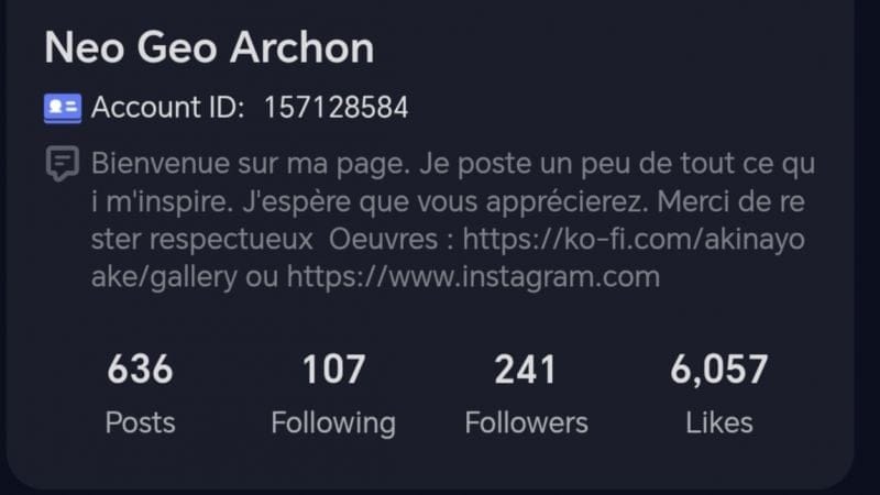 Ma page Hoyolab