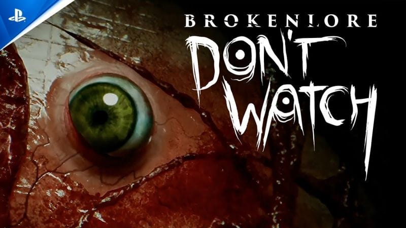 BrokenLore: Don't Watch - Release Date Trailer | PS5 & PS4 Games