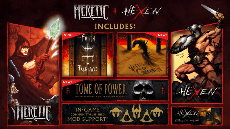 Heretic + Hexen redonne vie au classique du FPS fantasy comme jamais auparavant