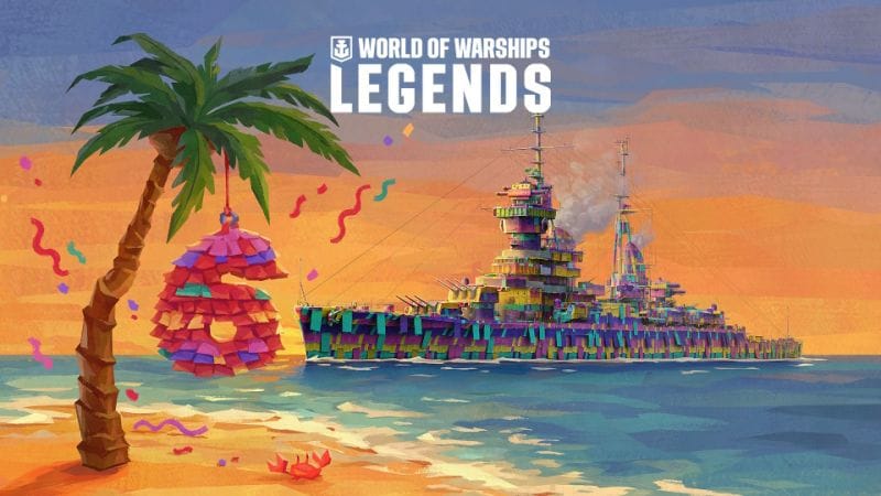 GEEKNPLAY - World of Warships: Legends - Fêtez les 6 ans du jeu avec une mise à jour spéciale