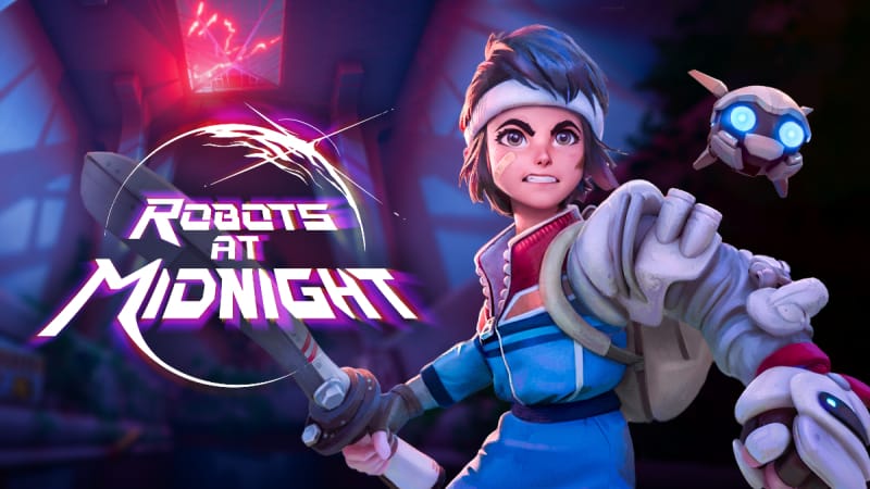 GEEKNPLAY - Robots At Midnight - Le soulslike rétro-futuriste débarque sur PS5 le 28 août