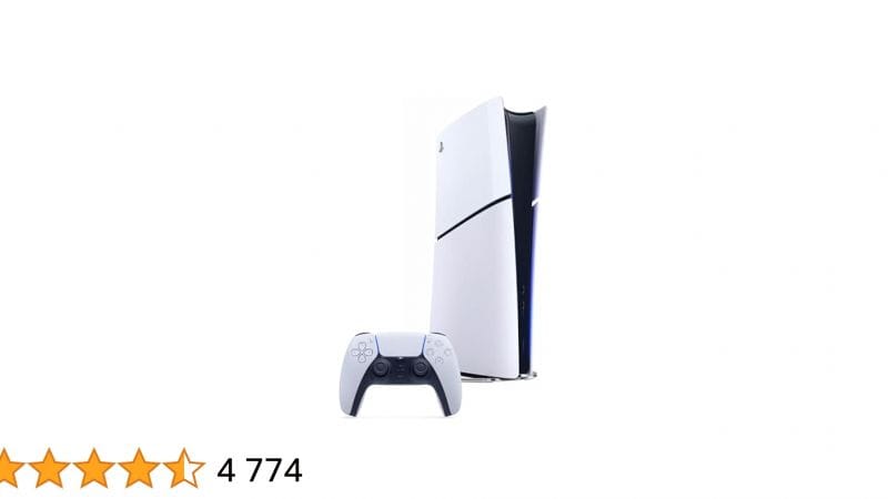 Playstation Sony, 5 Édition Numérique, PS5 avec 1 Manette Sans Fil DualSense, Couleur : Blanche