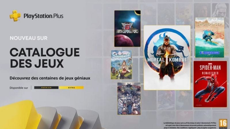 Mortal Kombat 1 dans le catalogue ps plus extra au Singapour