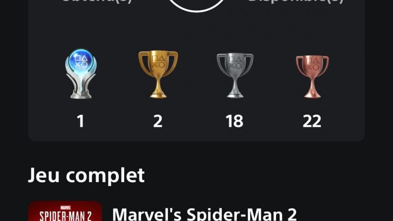 J’AI ENFIN OBTENU LE TROPHÉE PLATINE DE MARVEL’S SPIDER-MAN 2