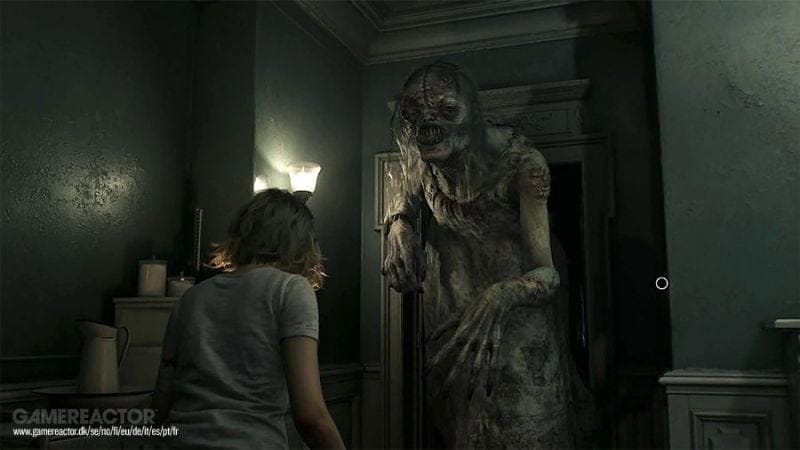 Voici un premier aperçu du nouvel ennemi harceleur dans le jeu. Resident Evil Requiem
