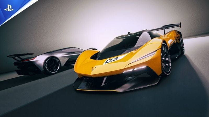 Gran Turismo 7 - Trailer du concept Corvette CX.R Vision Gran Turismo - 4K | PS5, PS VR2, PS4