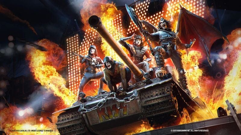 Kiss monte sur scène dans le Metal Fest de World of Tanks