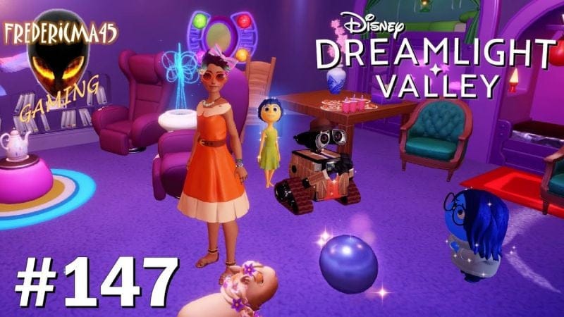 Disney Dreamlight Valley : Monde de l'Imaginaire & Grosse Inquiétude JOIE et TRISTESSE Niveau 7 #147