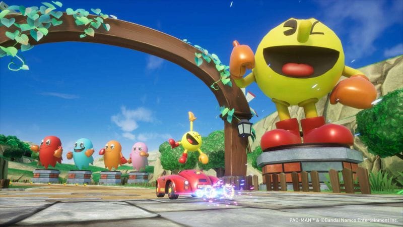 Pac-Man dans Sonic Racing Crossworlds - Playscope