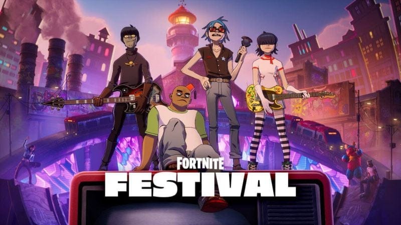 GEEKNPLAY - Fortnite Festival - La saison Gorillaz débarque avec musiques cultes, skins exclusifs et pass dédié