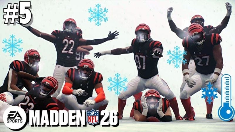 MADDEN NFL 26 MODE CARRIÈRE: Sous la Neige ... SEMAINE 13 à 15 #5  4K