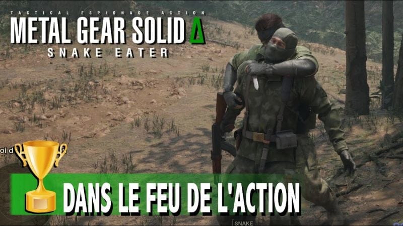DANS LE FEU DE L'ACTION - Appeler fréquence d'appui feu - TROPHÉE METAL GEAR SOLID DELTA SNAKE EATER