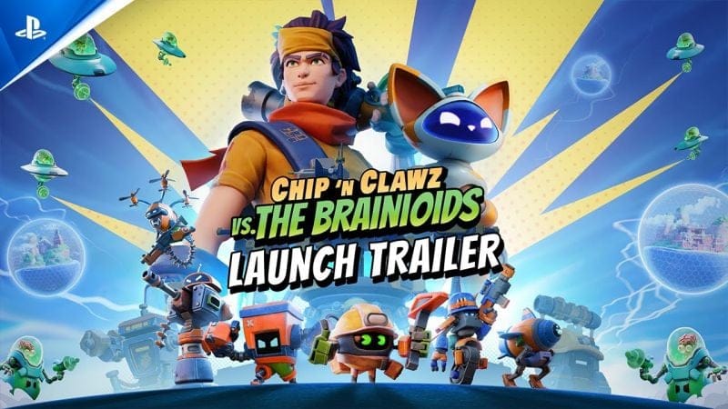 Chip 'n Clawz vs. The Brainioids - Launch Trailer | PS5 Games