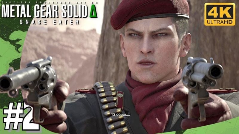 METAL GEAR SOLID DELTA SNAKE EATER - MISSION SNAKE EATER  OCELOT BOSS FIGHT #2 4K Ultra RTX 5090