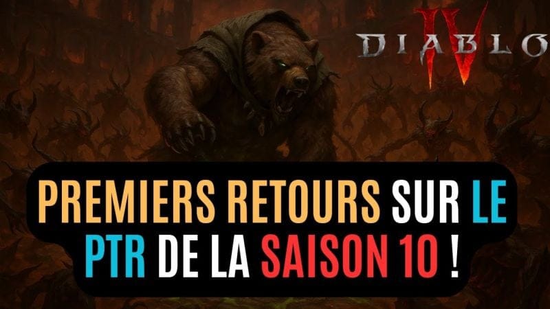 Premières Déceptions Et Bonnes Surprises Sur Le Royaume De Test De La Saison 10 De Diablo IV !