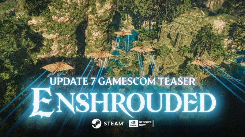 Enshrouded : nous avons vu du gameplay de la mise à jour aquatique présentée à la Gamescom 2025, voici ce qu’elle apporte