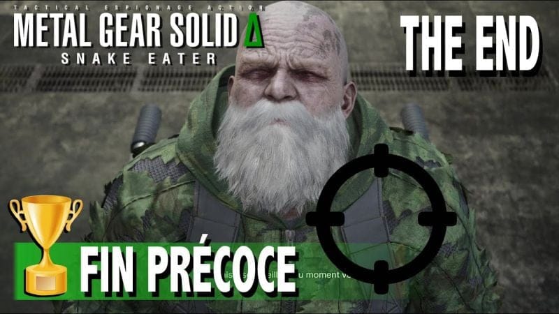 FIN PRÉCOCE - Tuer THE END avant la bataille finale - TROPHÉE - METAL GEAR SOLID DELTA SNAKE EATER