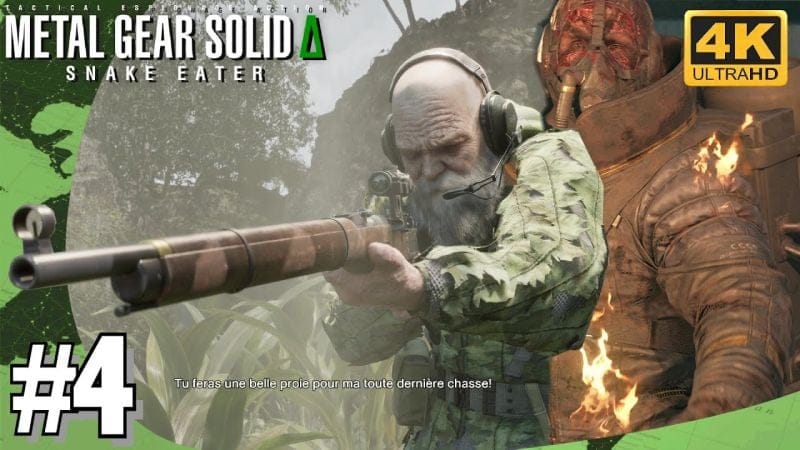 METAL GEAR SOLID DELTA SNAKE EATER - THE END & THE FURY Boss Fight #4 4K Ultra RTX 5090