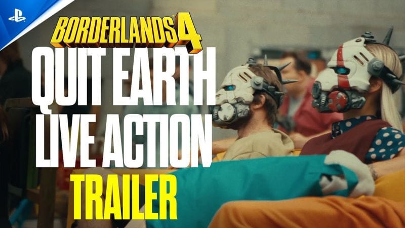Borderlands 4 - Quit Earth Live Action Trailer | PS5 Games