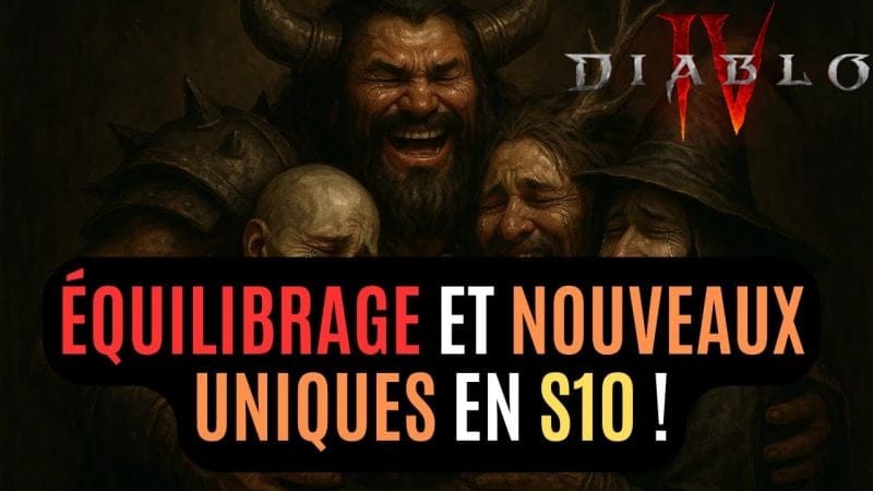 Équilibrage Des Classes Et Amélioration De La Qualité De Vie En Saison 10 Sur Diablo 4 (PTR) !