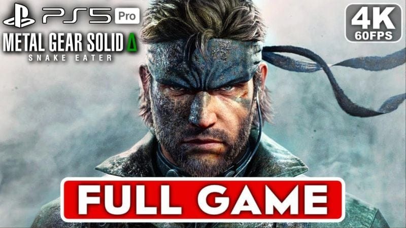 METAL GEAR SOLID DELTA SNAKE EATER Gameplay Walkthrough FULL GAME [4K 60FPS PS5] - No Commentary