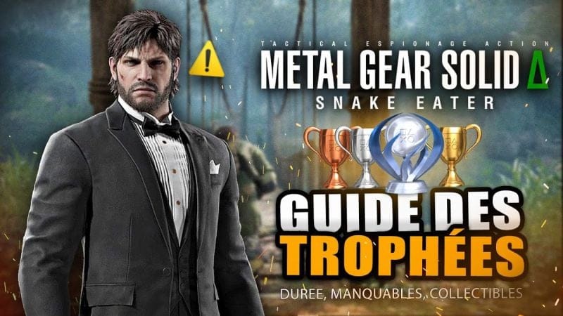 Metal Gear Solid Delta : Guide des Trophées 🏆 Manquables, Collectible, Durée, Difficulté Platine..
