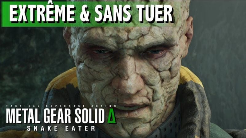 THE PAIN Difficulté EXTRÊME SANS TUER /  METAL GEAR SOLID DELTA SNAKE EATER