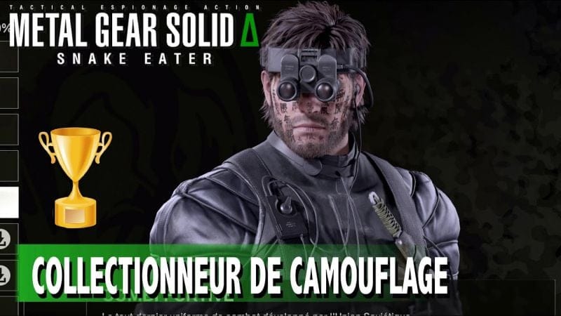 COMMENT OBTENIR TOUTES LES TENUES DE CAMOUFLAGE ET PEINTURE DE VISAGE - GEAR SOLID DELTA SNAKE EATER