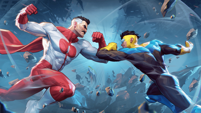 Un combat sanglant d'Invincible VS