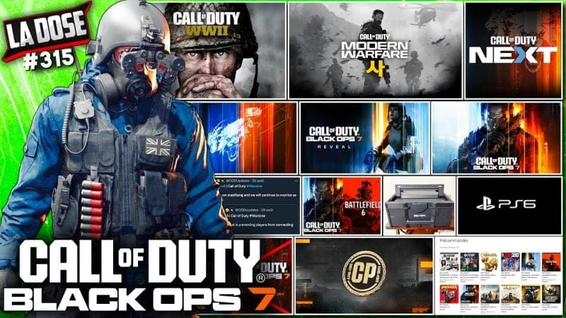 CALL OF DUTY AU CINÉMA, LEAKS MODERN WARFARE 4 & BLACK OPS 7 VS BATTLEFIELD 6 ! (LA DOSE #315)