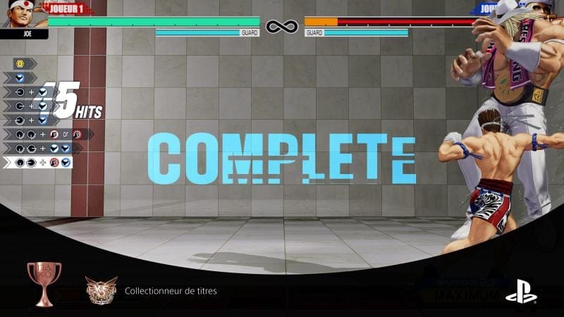 Platine n°286 : The King of Fighters XV (PS5)