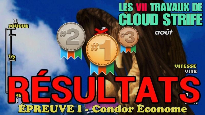 Résultats de l'épreuve I des VII Travaux : Le Fort Condor
