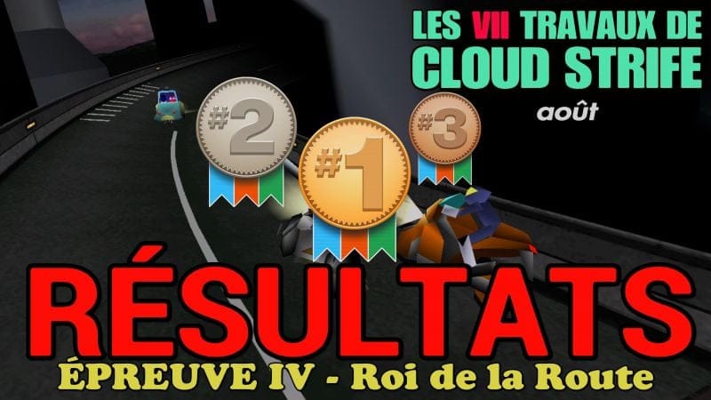 Résultats de l'épreuve IV des VII Travaux : G-Bike