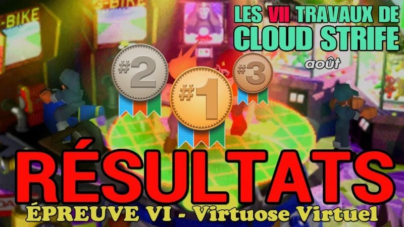 Résultats de l'épreuve VI des VII Travaux : Le Combat 3D