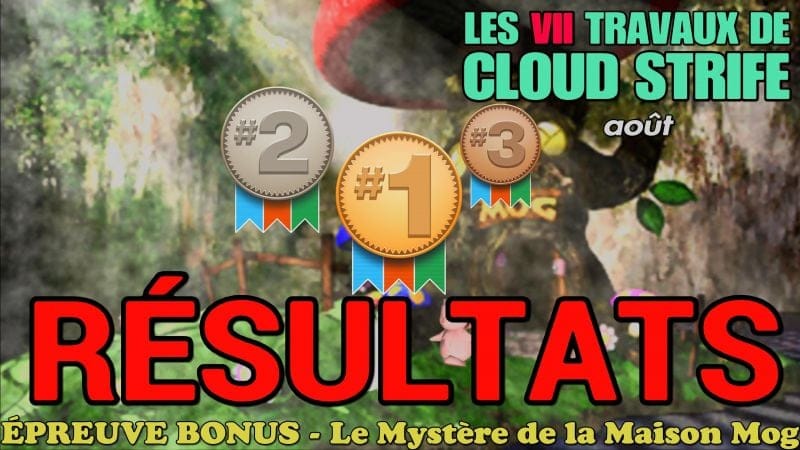 Résultats de l'épreuve Bonus des VII Travaux : La Maison Mog