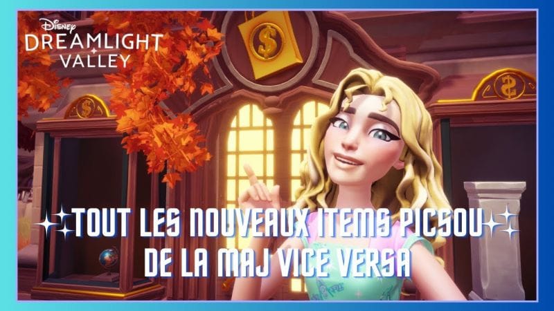 TOUT LES NOUVEAUX ITEMS CHEZ PICSOU DE LA MAJ VICE VERSA ✨🏰🧠