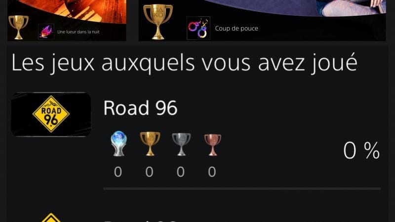 Trophée no 35 Road 96 PS5