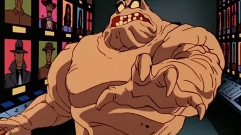 Découvre les premières photos de Clayface