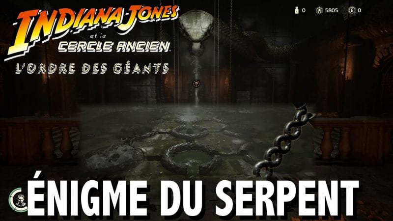 ÉNIGME DU SERPENT - L'ORDRE DES GÉANTS INDIANA JONES ET LE CERCLE ANCIEN