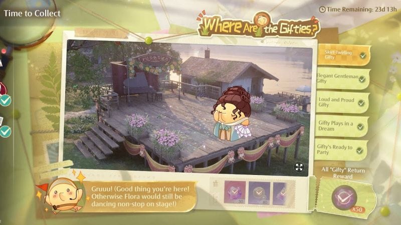 Infinity Nikki - Where are the Gifties? - All 5 Locations (Music Season 1.9)